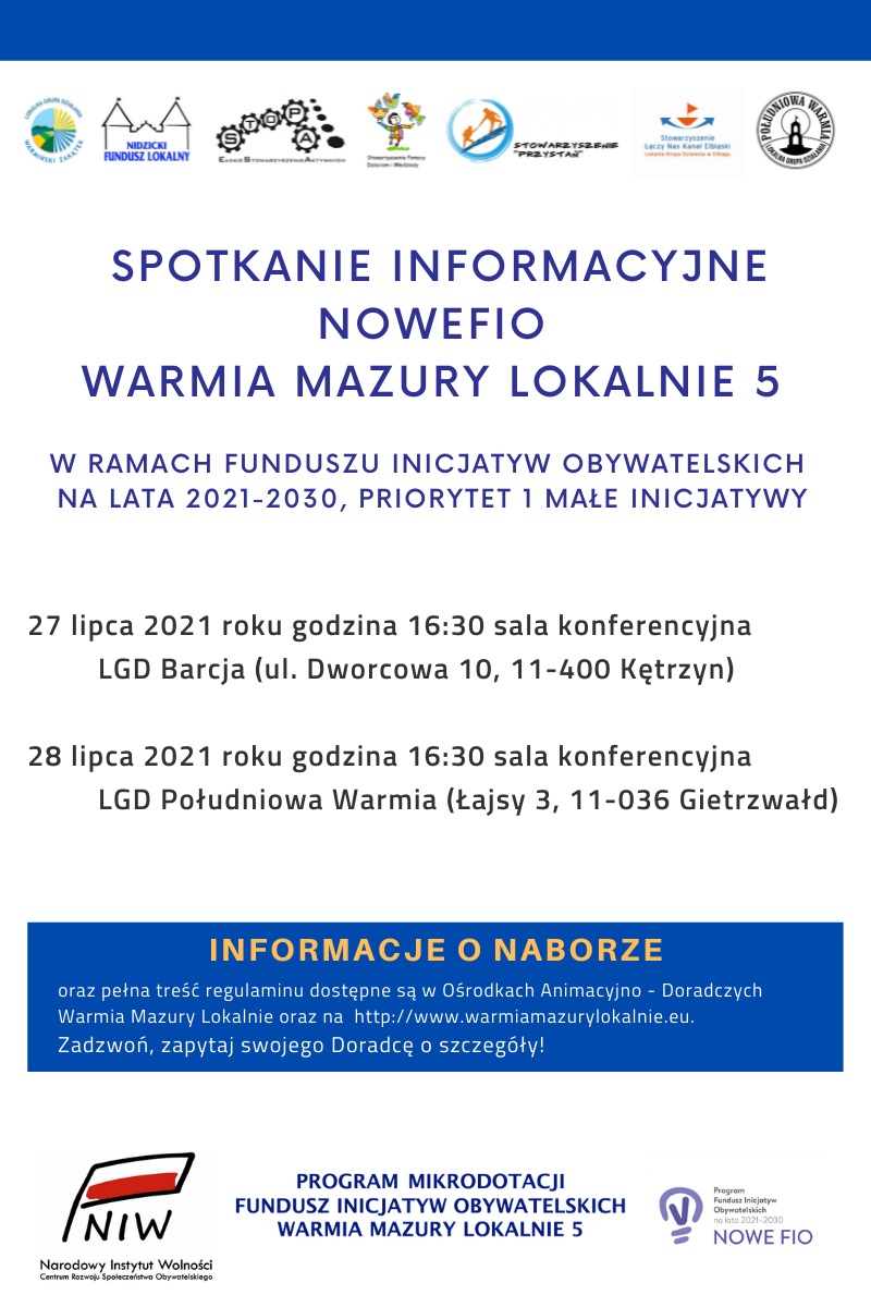 Spotkanie informacyjne FIOWML5