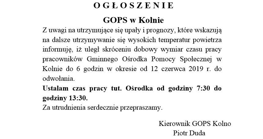 Ogłoszenie