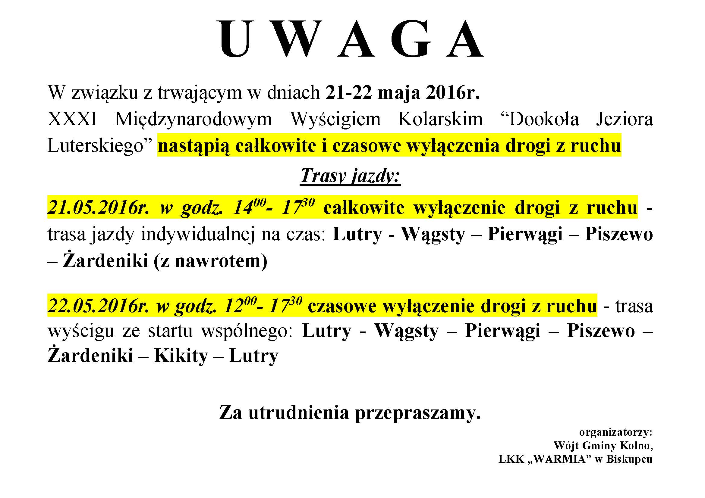 U W A G A